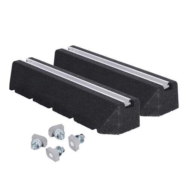 AircoBase opstellingsbalk recycled 600 mm rubberen dempers incl. bevestiging M8 x 40 mm (set a 2 stuks)