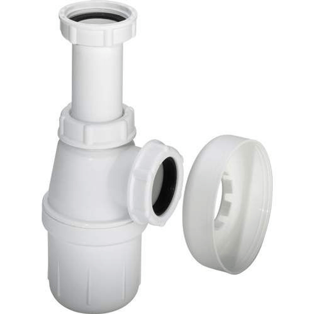 Viega bekersifon 5/4"x5/4" wit met rozet zonder muurbuis model 5725.0